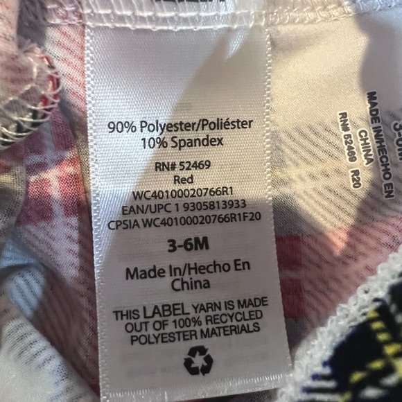 New Wonder Nation Baby Dress with Matching Leggins 3-6 Months - Picture 7 of 8